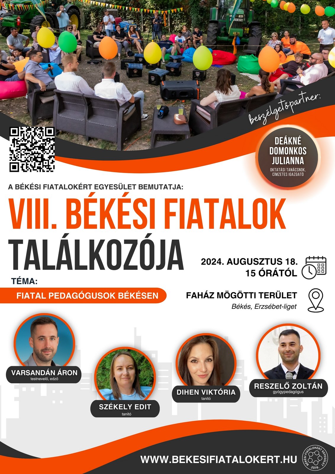 20240818 viii bekesi fiatalok talalkozoja plakat
